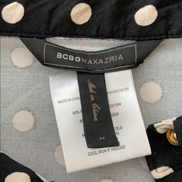 BCBGMaxAzria Y2K clueless polka dot retro vintage mod top set - Picture 10 of 11